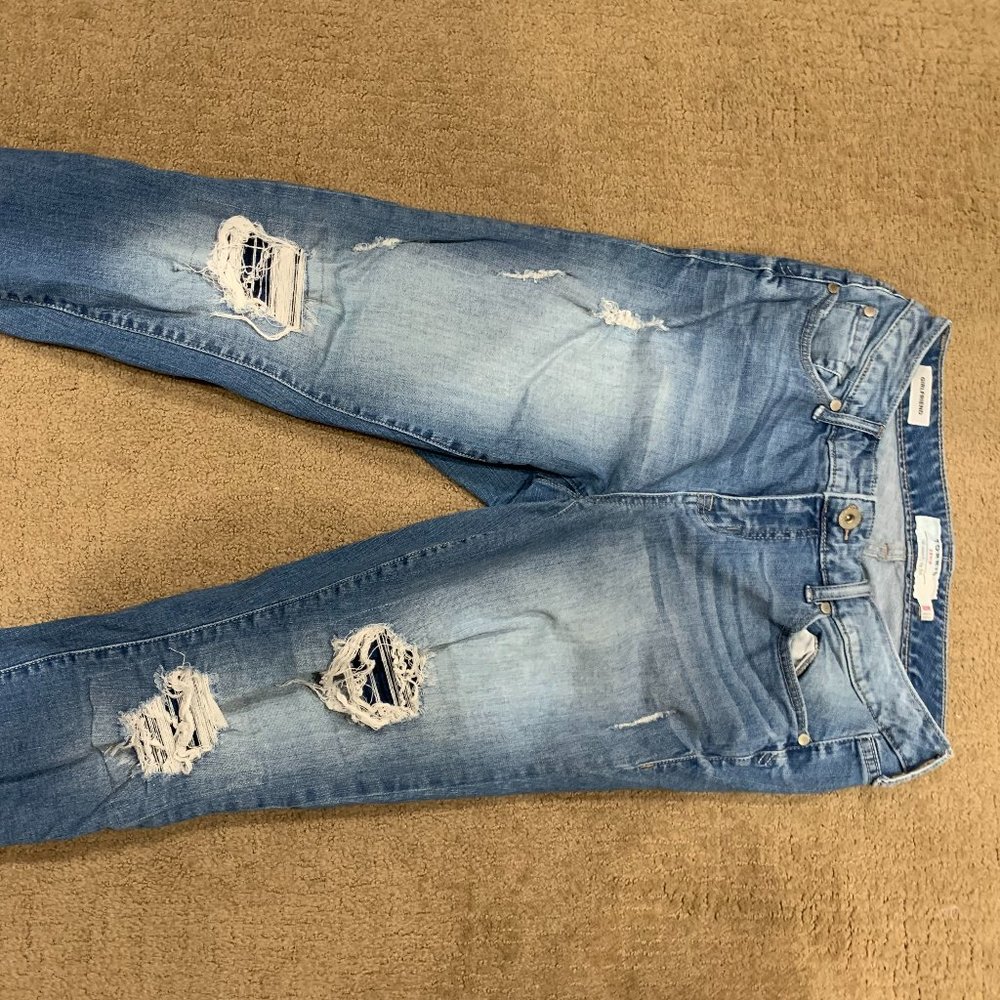 Distressed Jeans Girlfriend fit